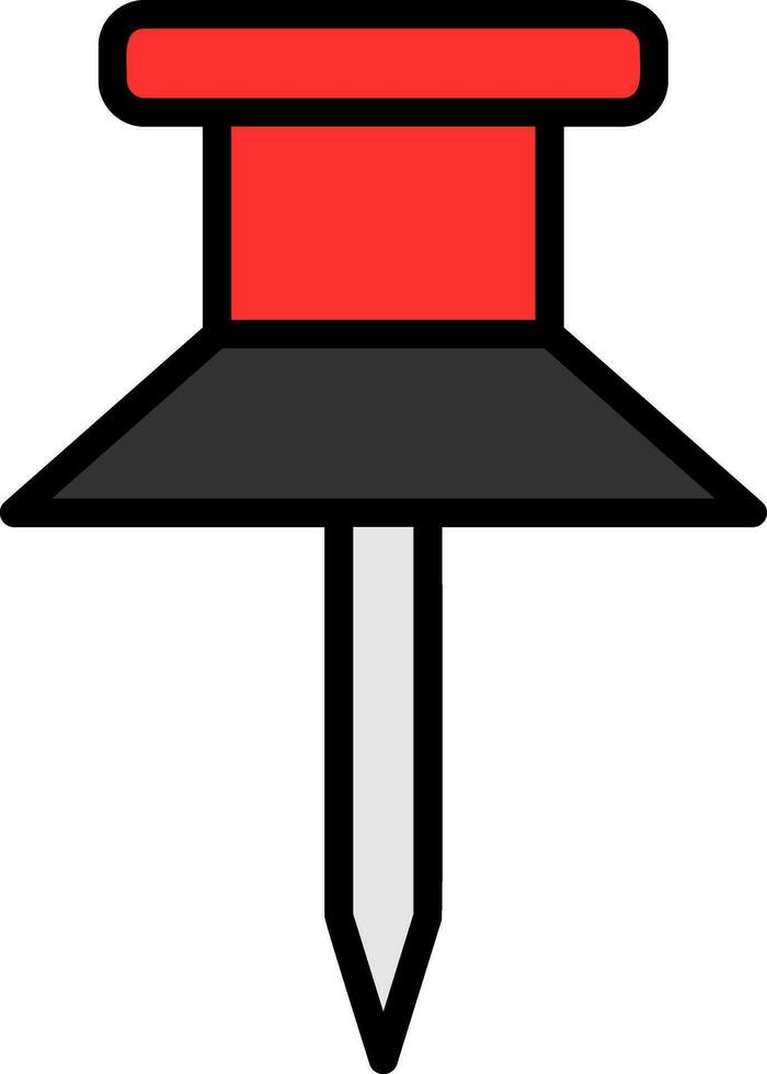 Pin Vector Icon Design