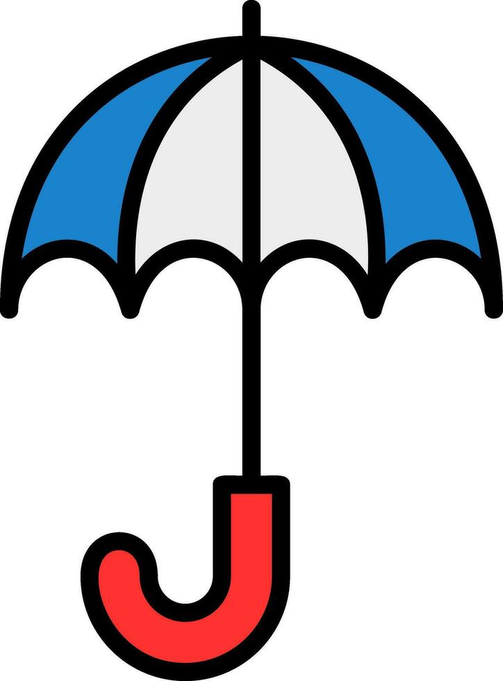 Umbrella Vector Icon Design