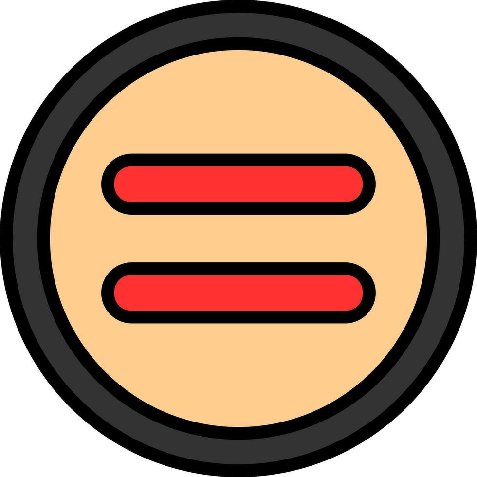 Equal Vector Icon Design