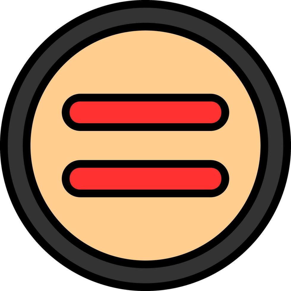 Equal Vector Icon Design