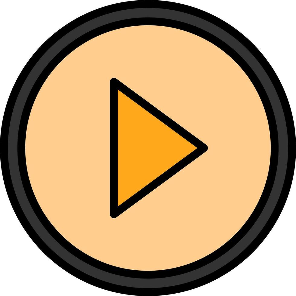 Play Button Vector Icon Design