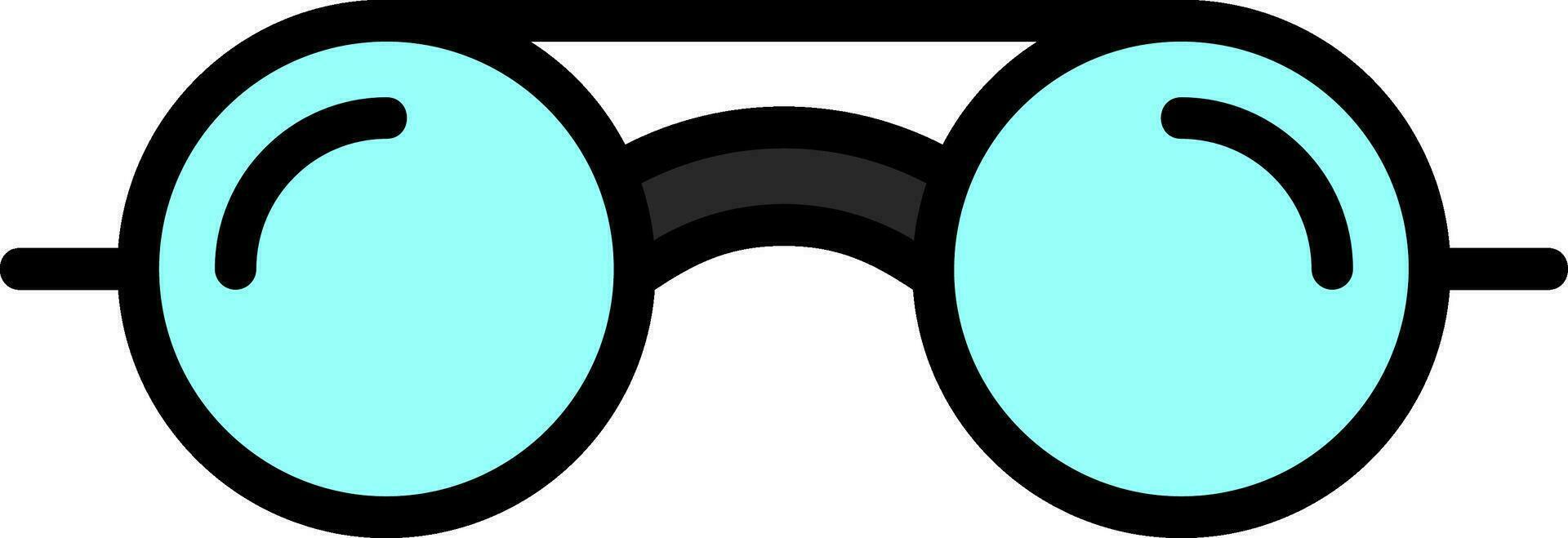 Eyeglasses Vector Icon Design