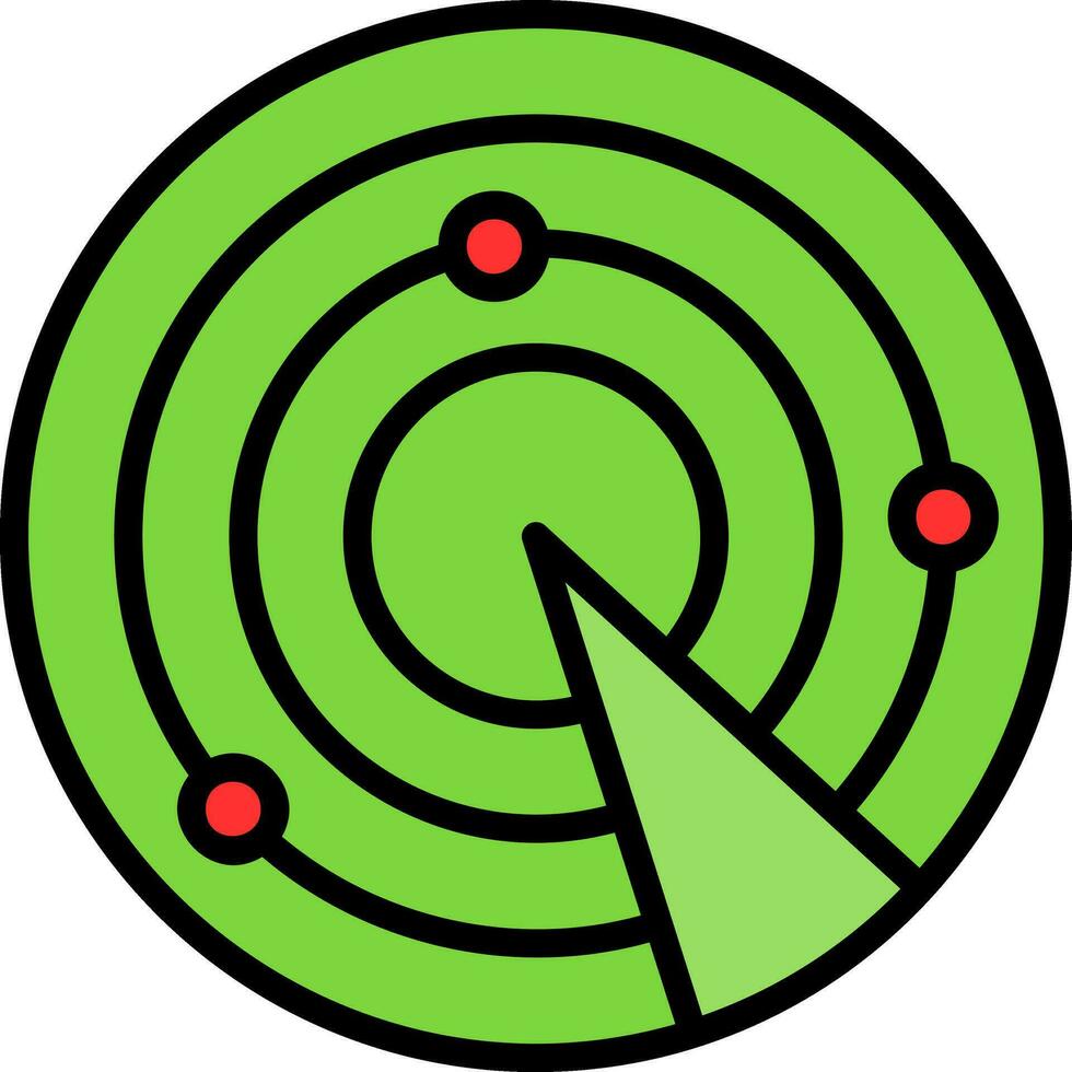Radar Vector Icon Design