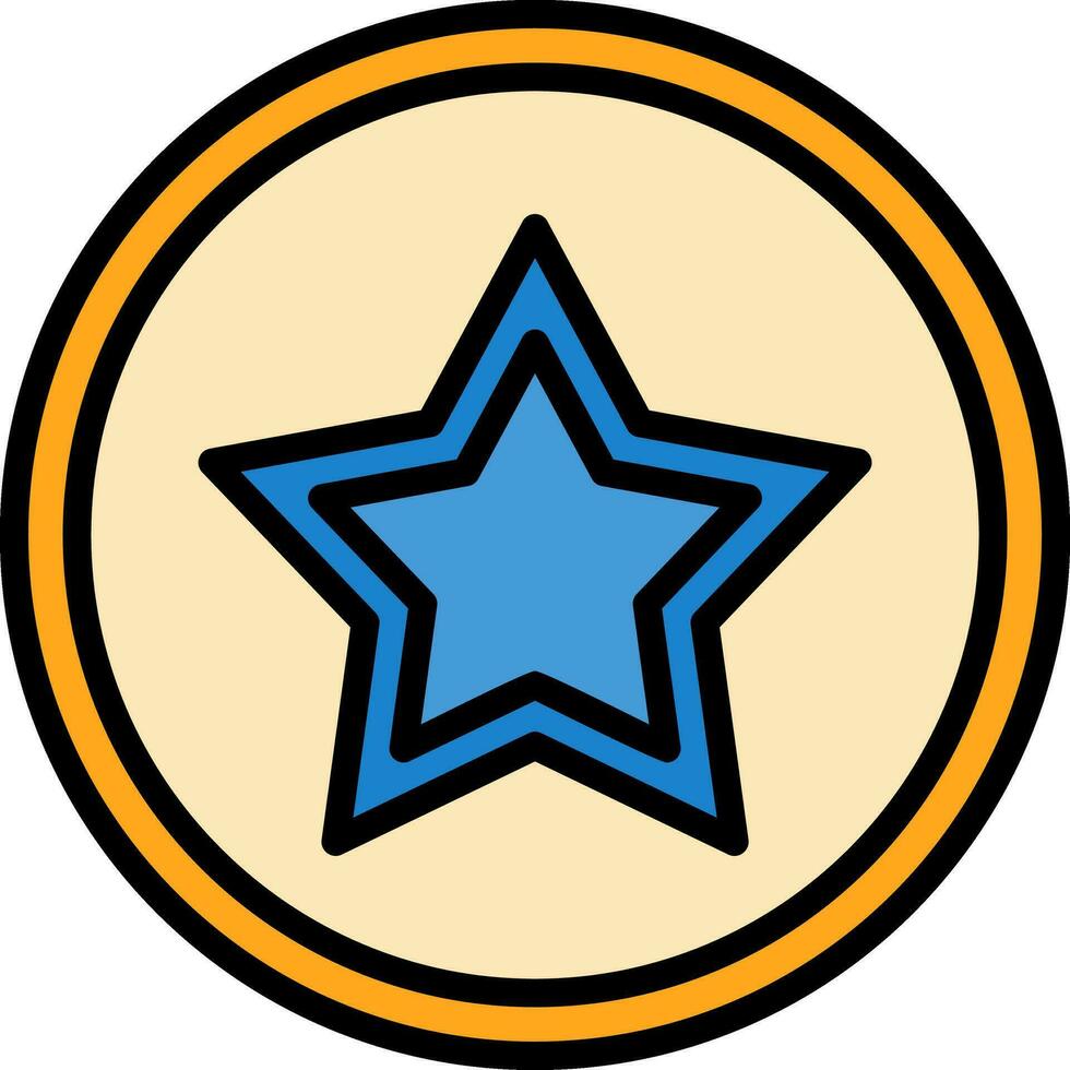 diseño de icono de vector de estrella