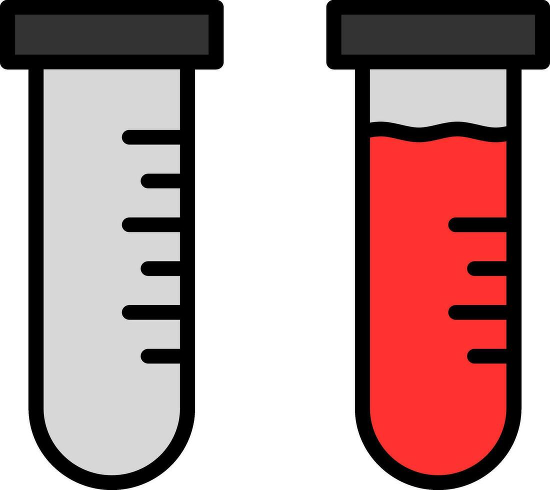 Test tube Vector Icon Design