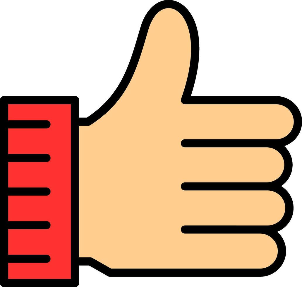 Thumb up Vector Icon Design