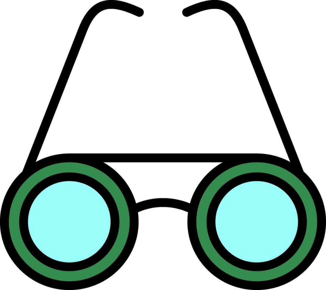 Glasses Vector Icon Design