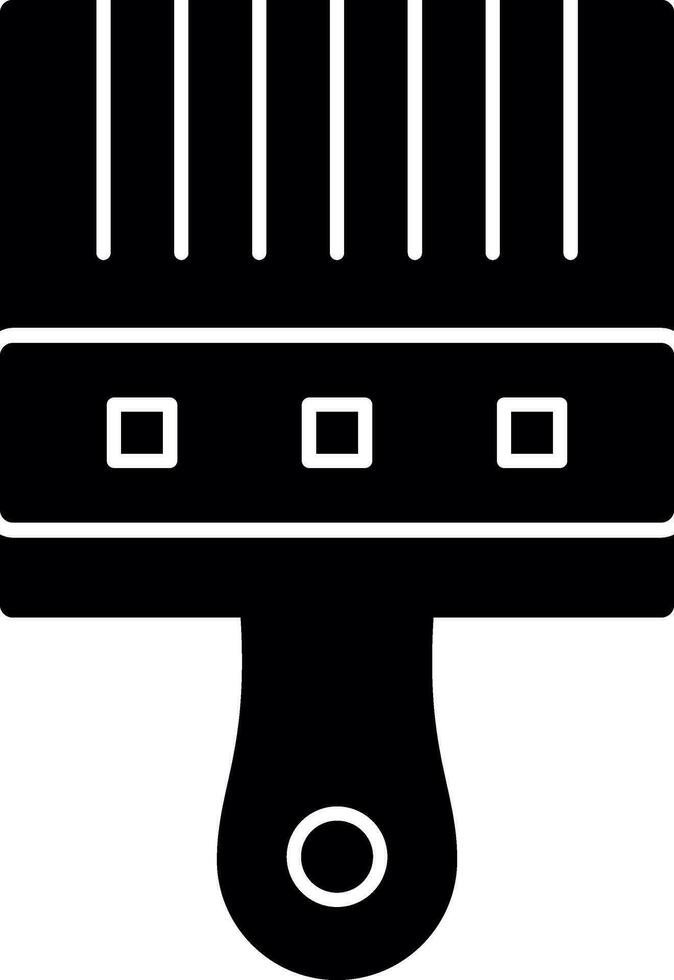 Paint Brush Vector Icon Design