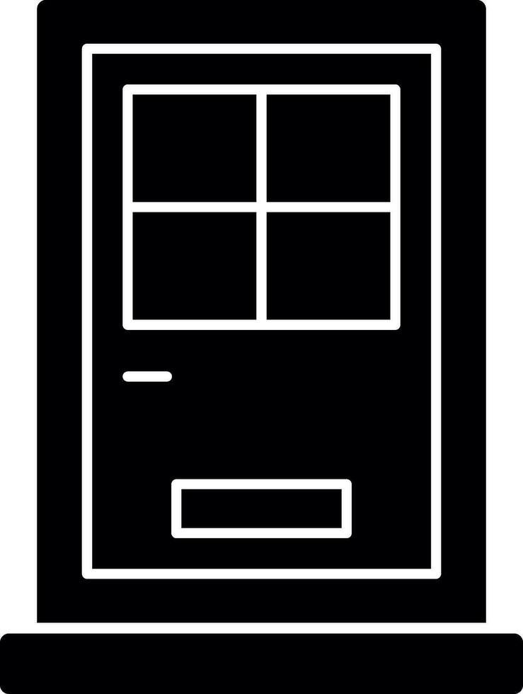 Front Door Vector Icon Design