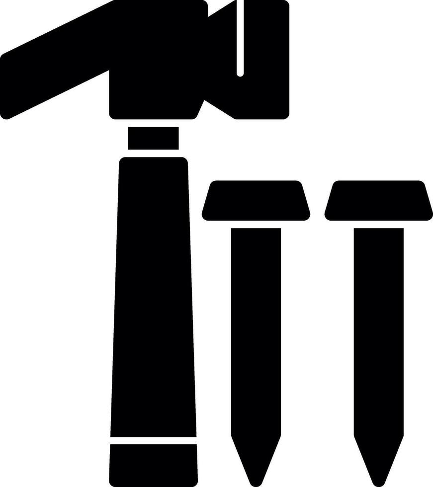 Hammer Vector Icon Design