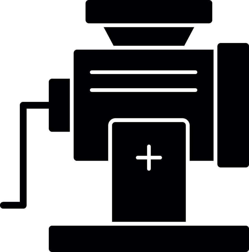 Meat Grinder Vector Icon Design