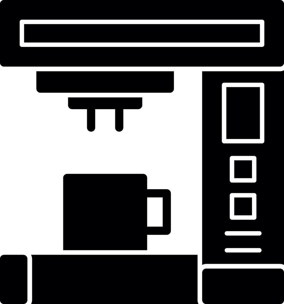 Coffee Machine Vector Icon Design
