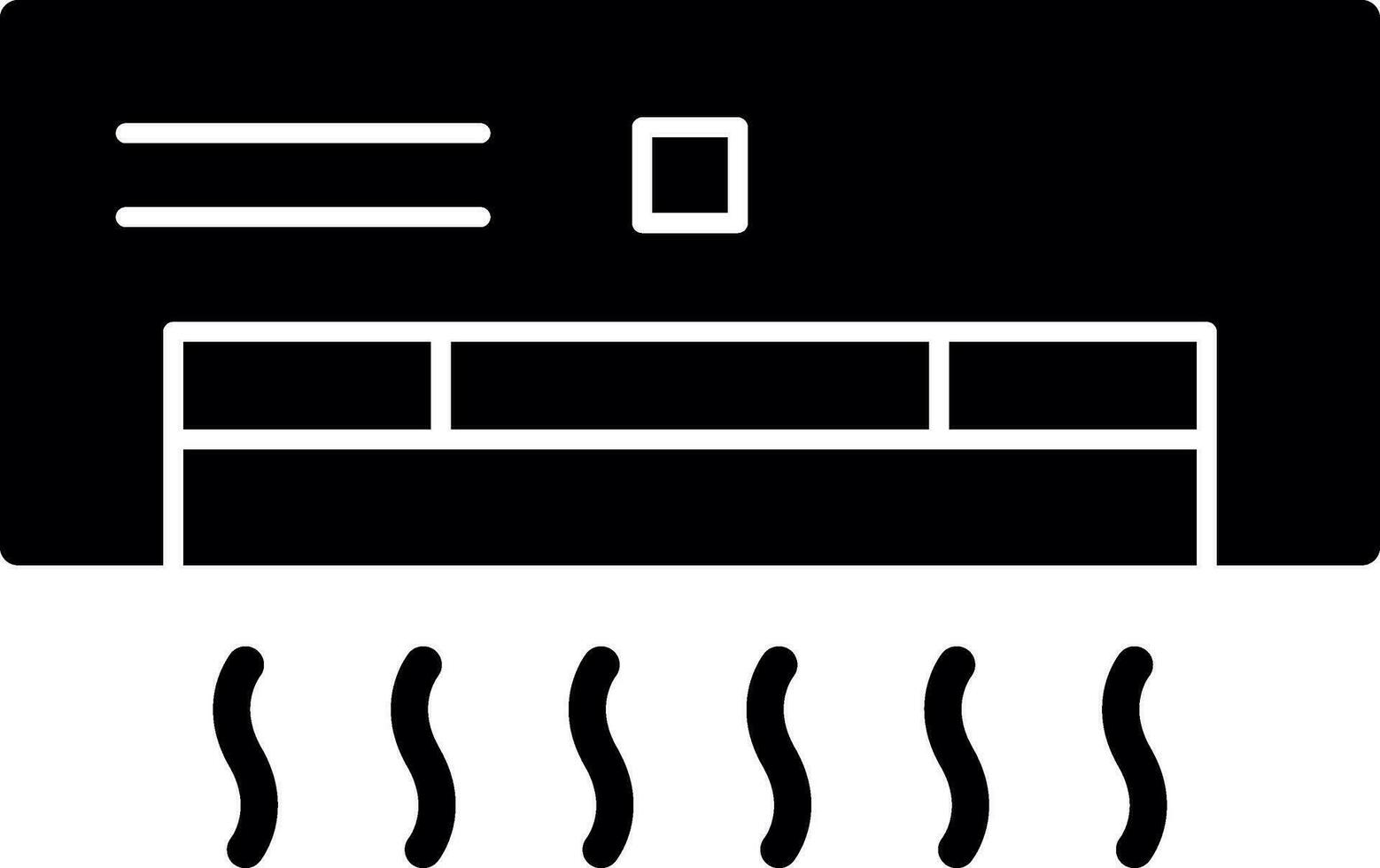 Air Conditioner Vector Icon Design