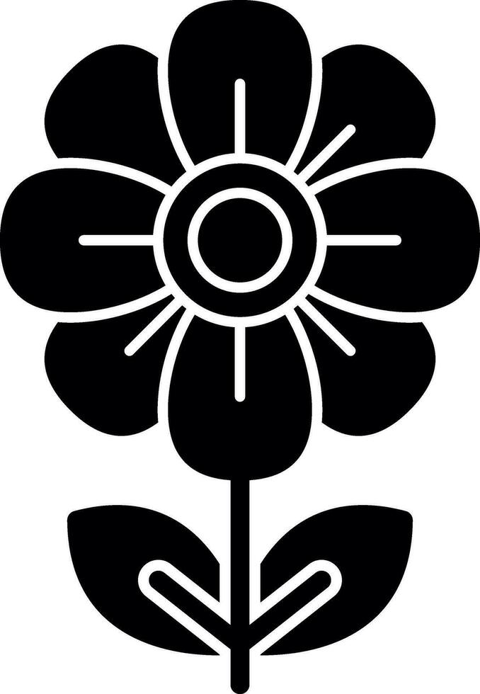 Flower Vector Icon Design
