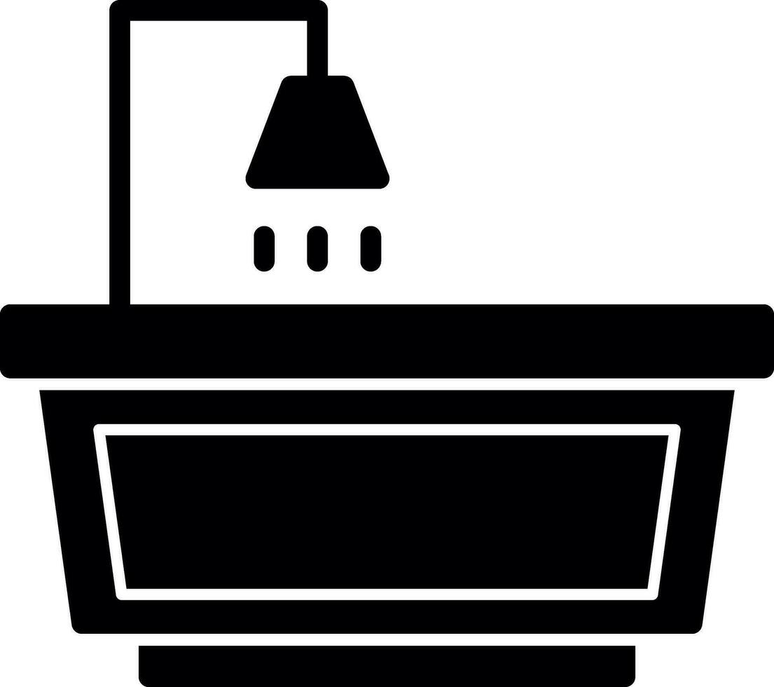 Bathtub Vector Icon Design