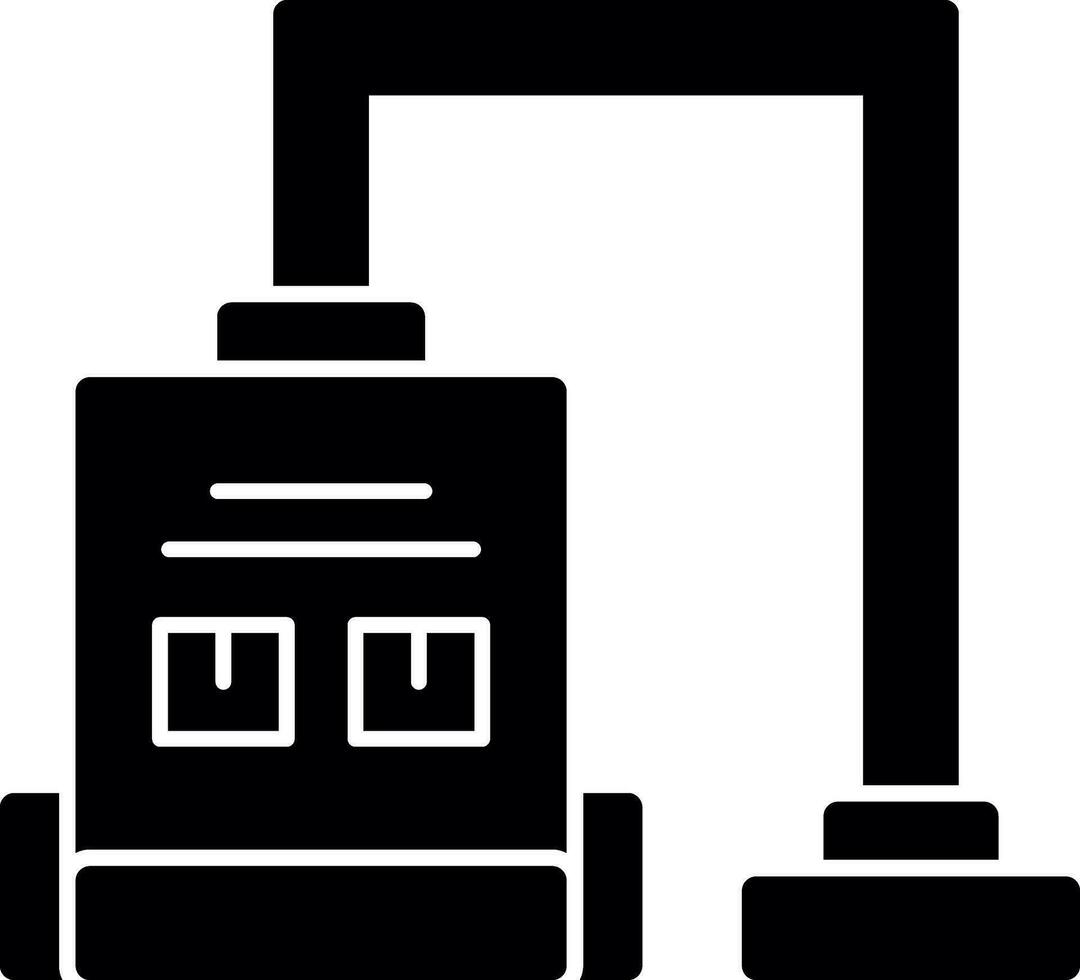 Vacuum Cleaner Vector Icon Design