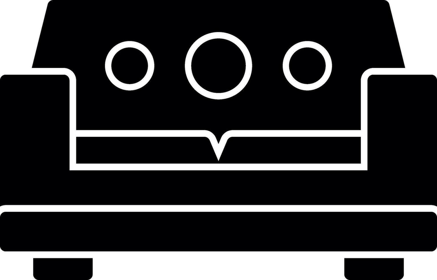 Sofa Vector Icon Design