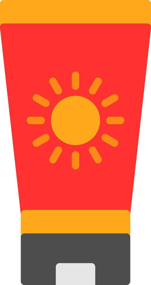 Sun block Vector Icon Design