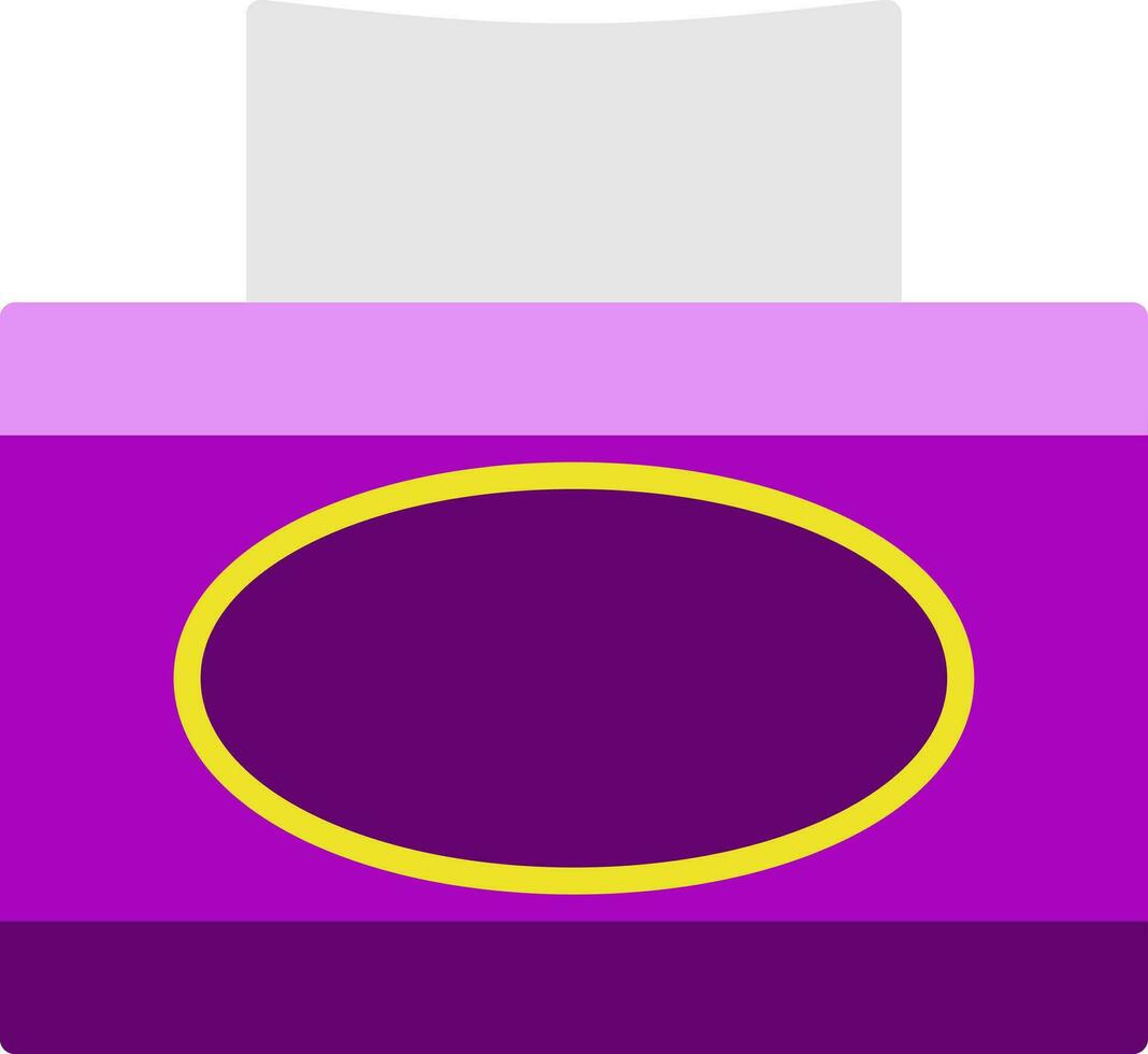 Tissue box Vector Icon Design