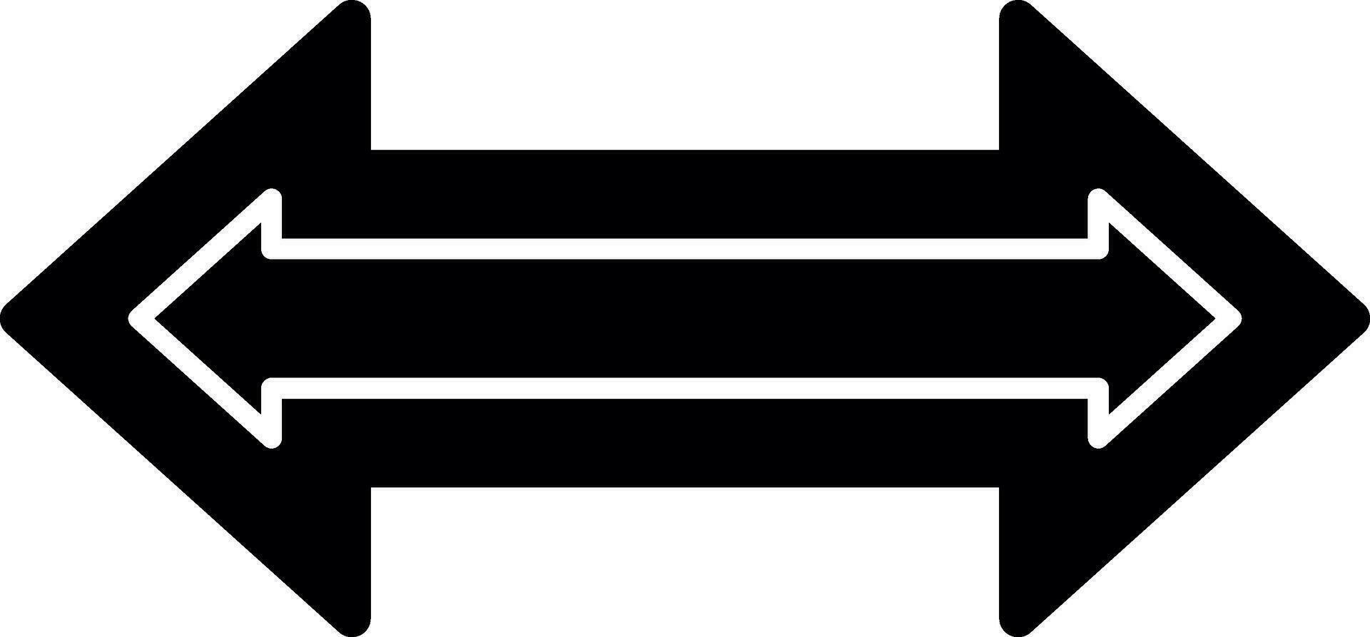 Double arrow Vector Icon Design