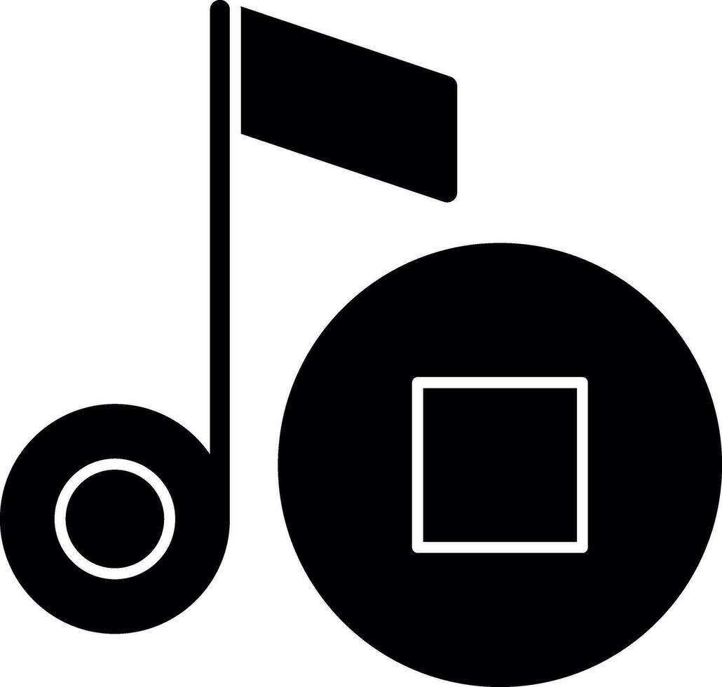 Stop button Vector Icon Design
