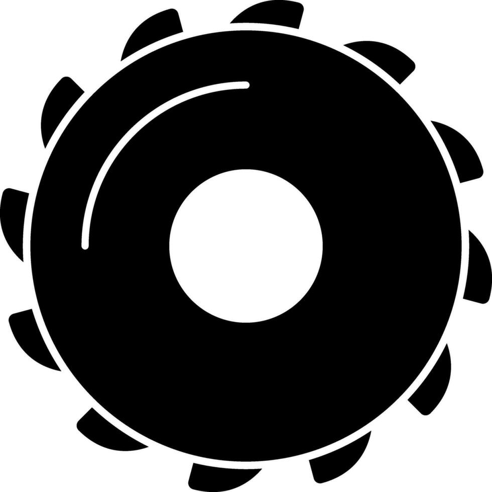 Saw blade Vector Icon Design