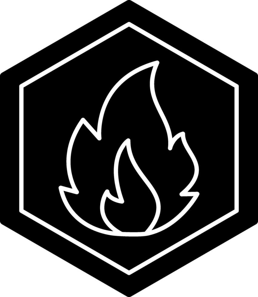 Inflamable Vector Icon Design