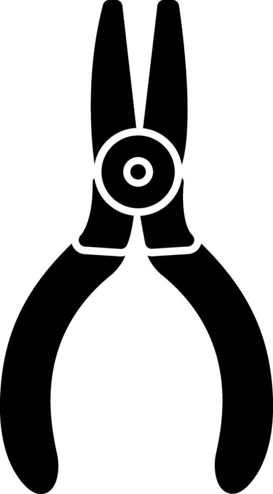 Needle nose pliers Vector Icon Design