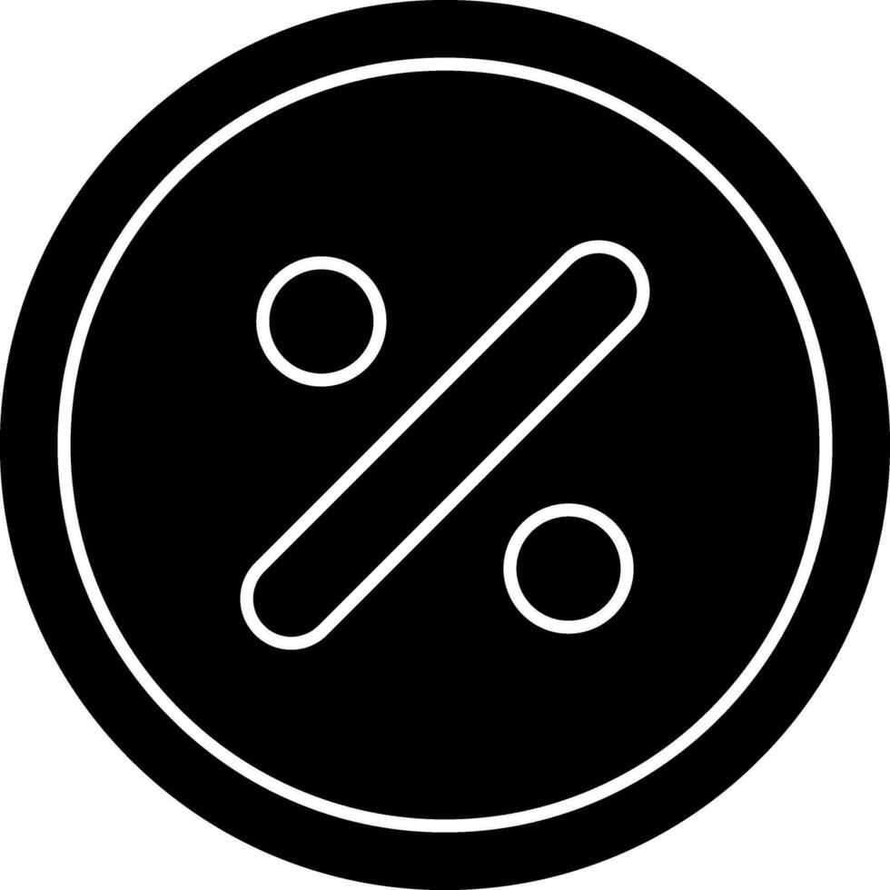 Percent Vector Icon Design