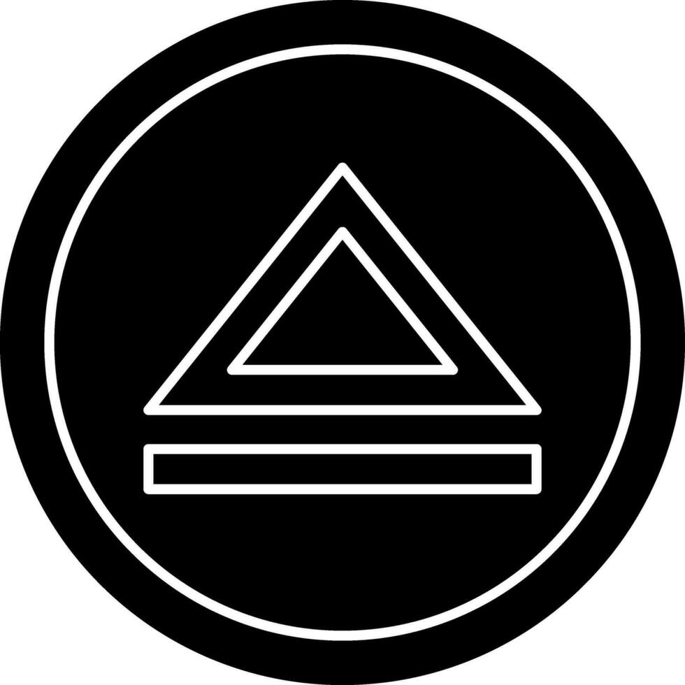Eject Vector Icon Design