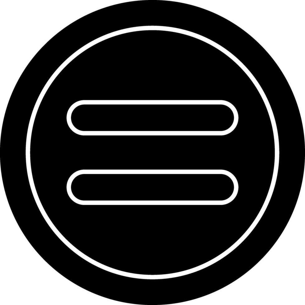Equal Vector Icon Design