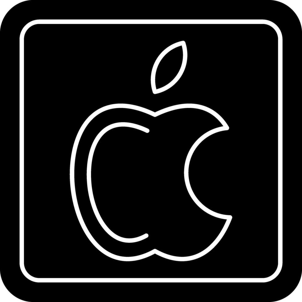 manzana logo vector icono diseño