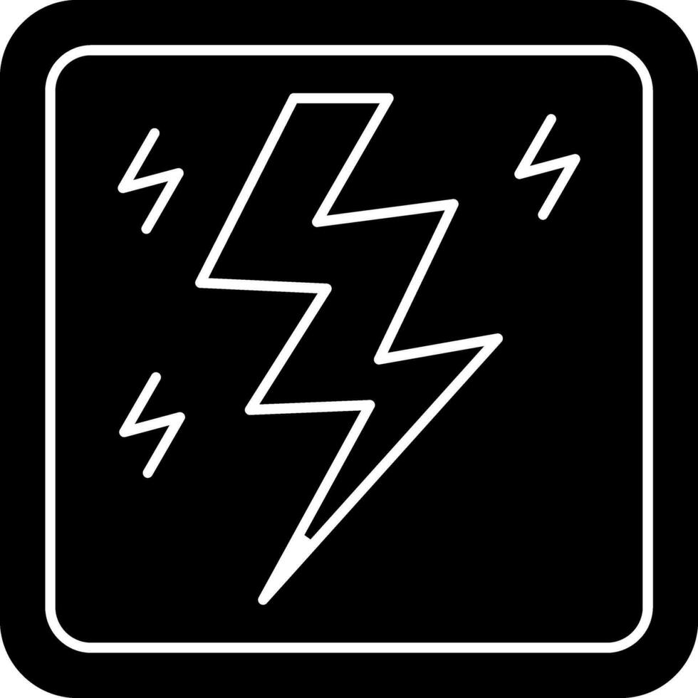 Lightning Bolt Vector Icon Design