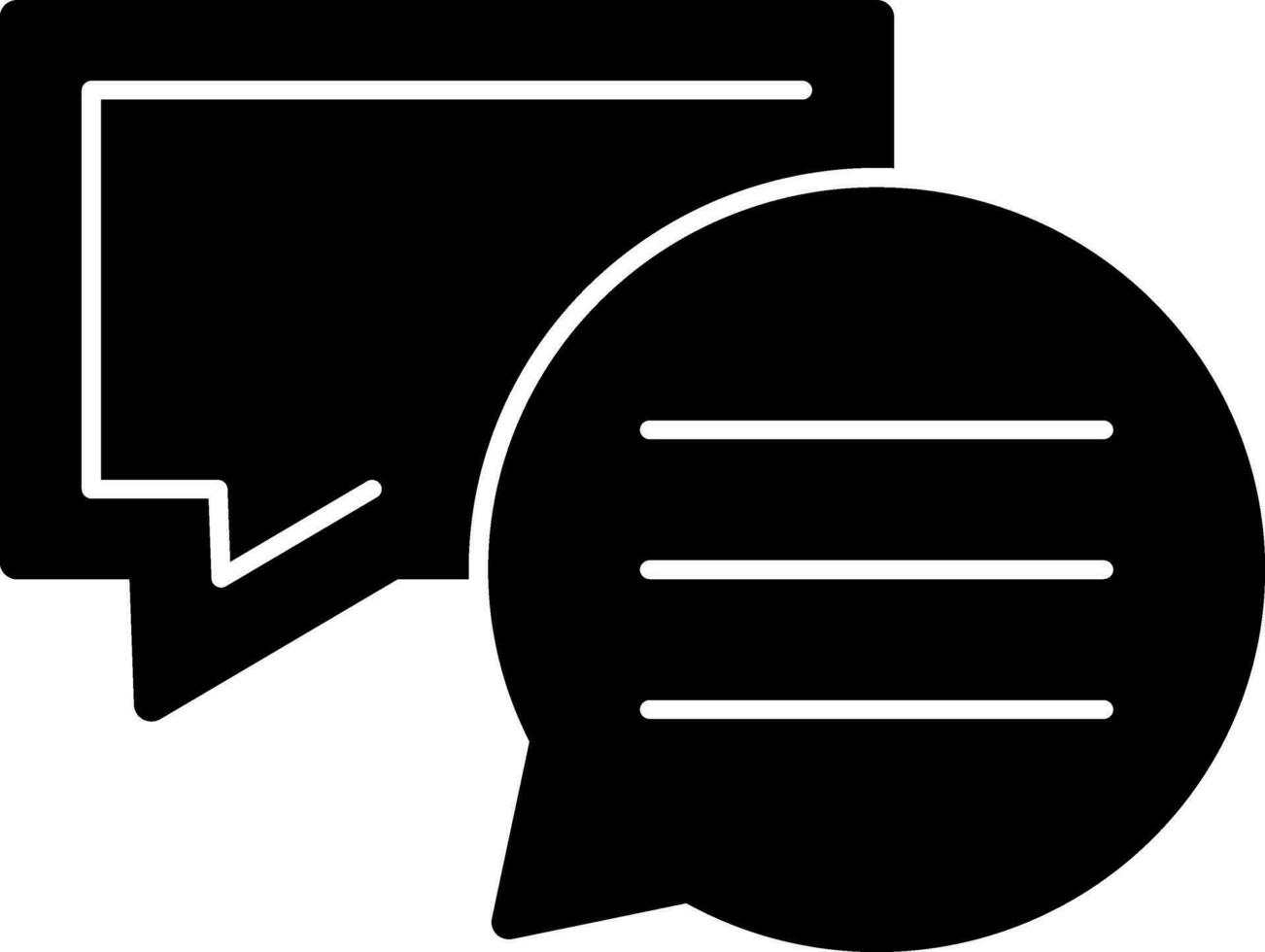 Speech bubble Vector Icon Design