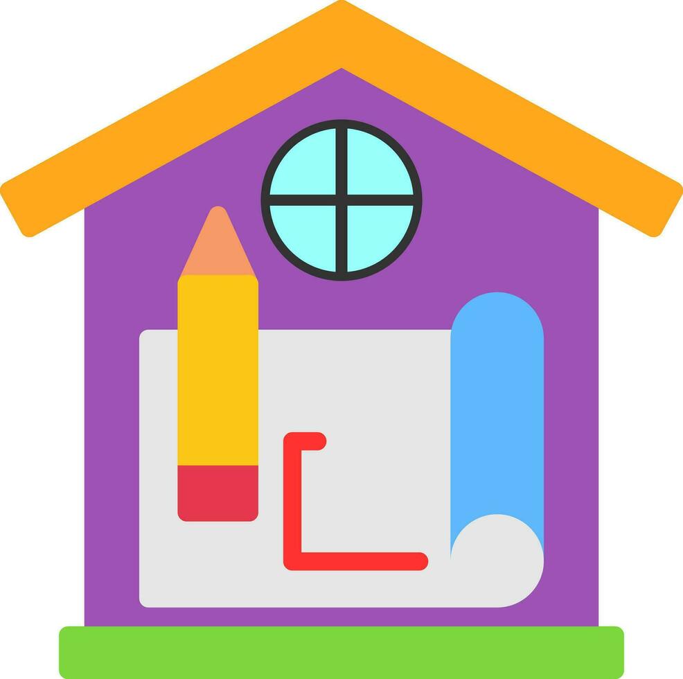 House Design Vector Icon Design