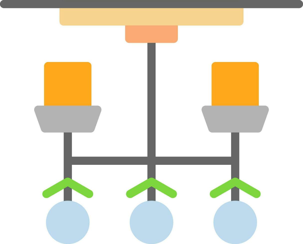 Chandelier Vector Icon Design