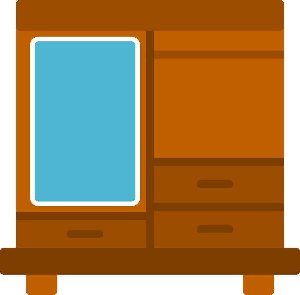 Wardrobe Vector Icon Design