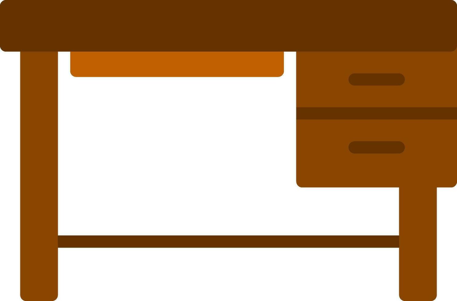 Pc Table Vector Icon Design