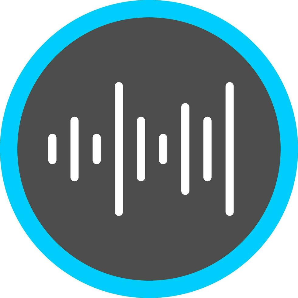 Sound waves Vector Icon Design