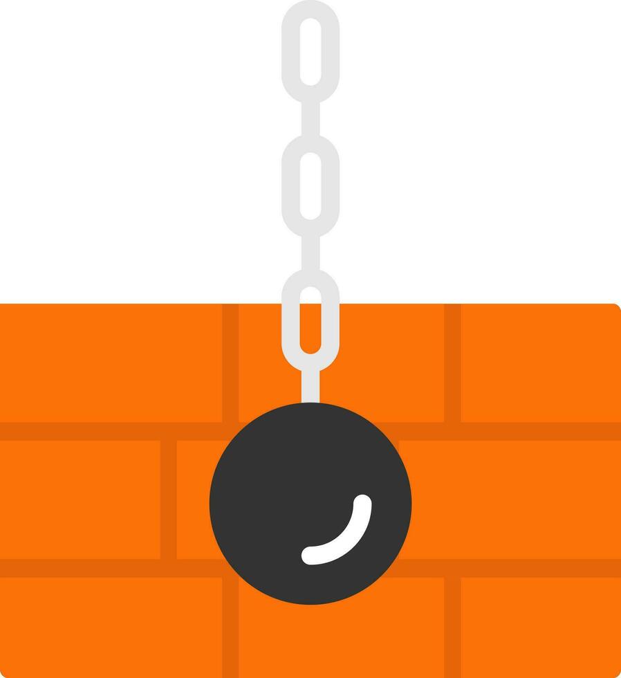 Wrecking ball Vector Icon Design