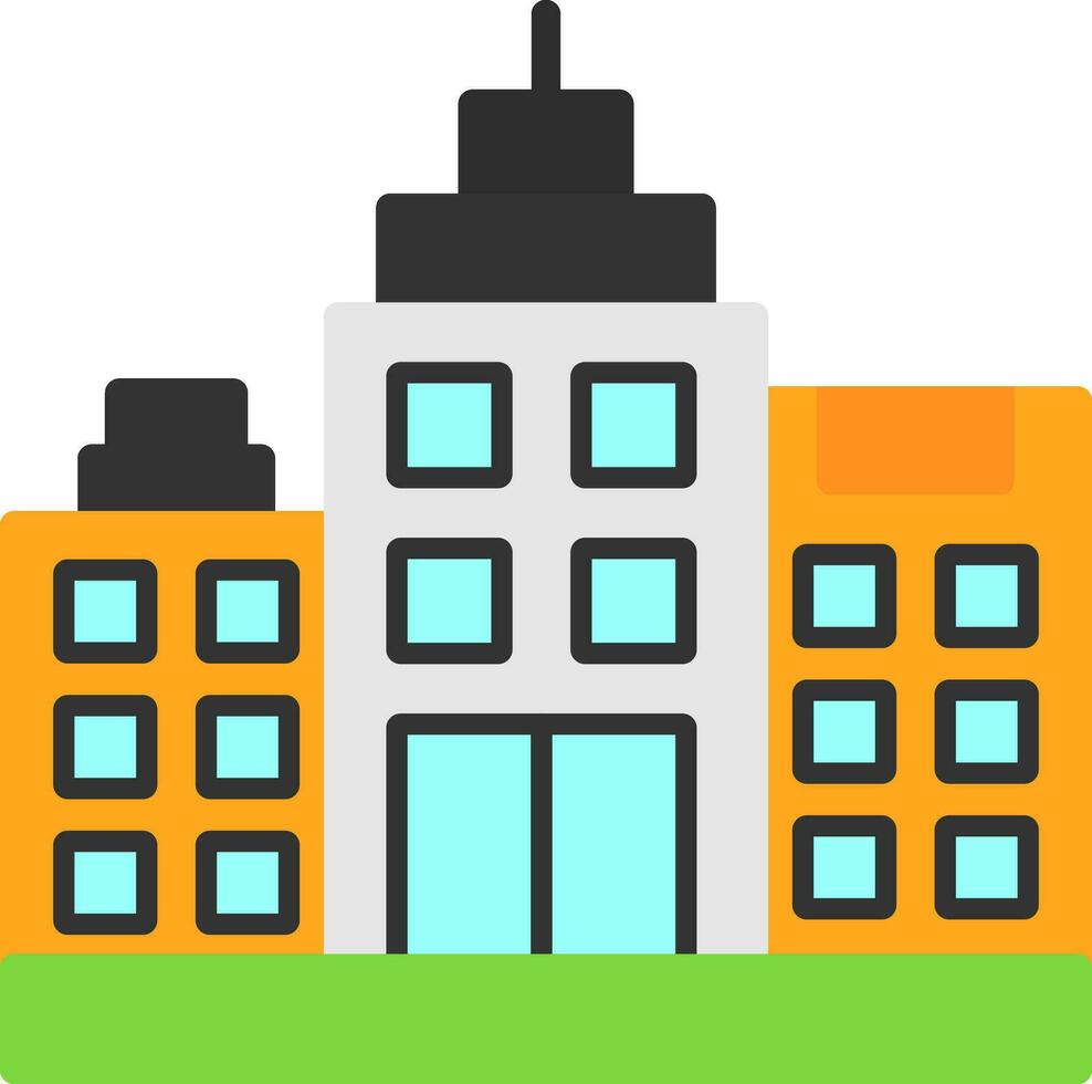 Building Vector Icon Design