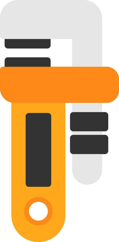 Pipe wrench Vector Icon Design