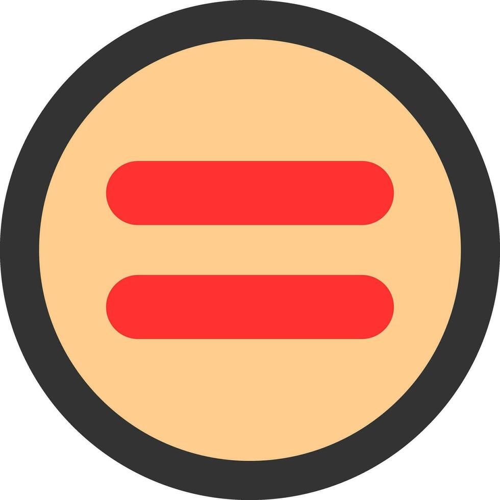 Equal Vector Icon Design