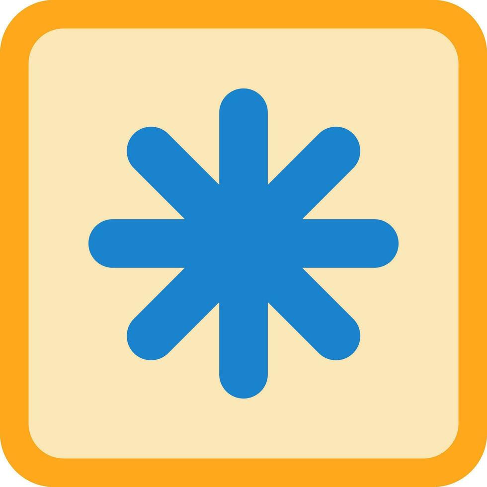 Asterisk Vector Icon Design