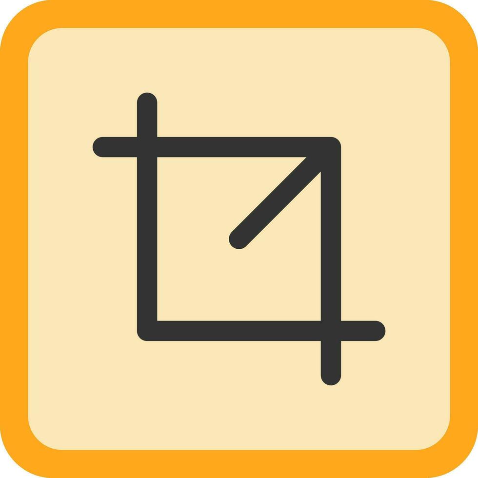Crop Vector Icon Design