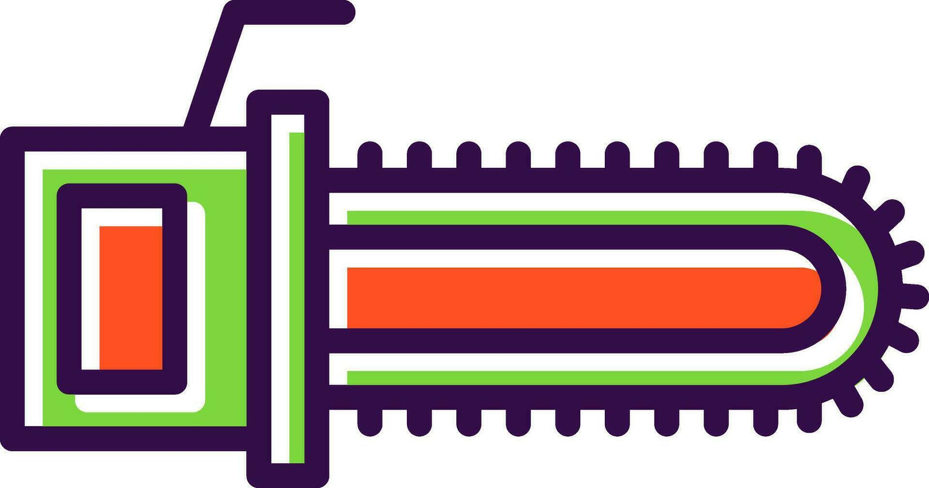 Saw Blade Vector Icon Design