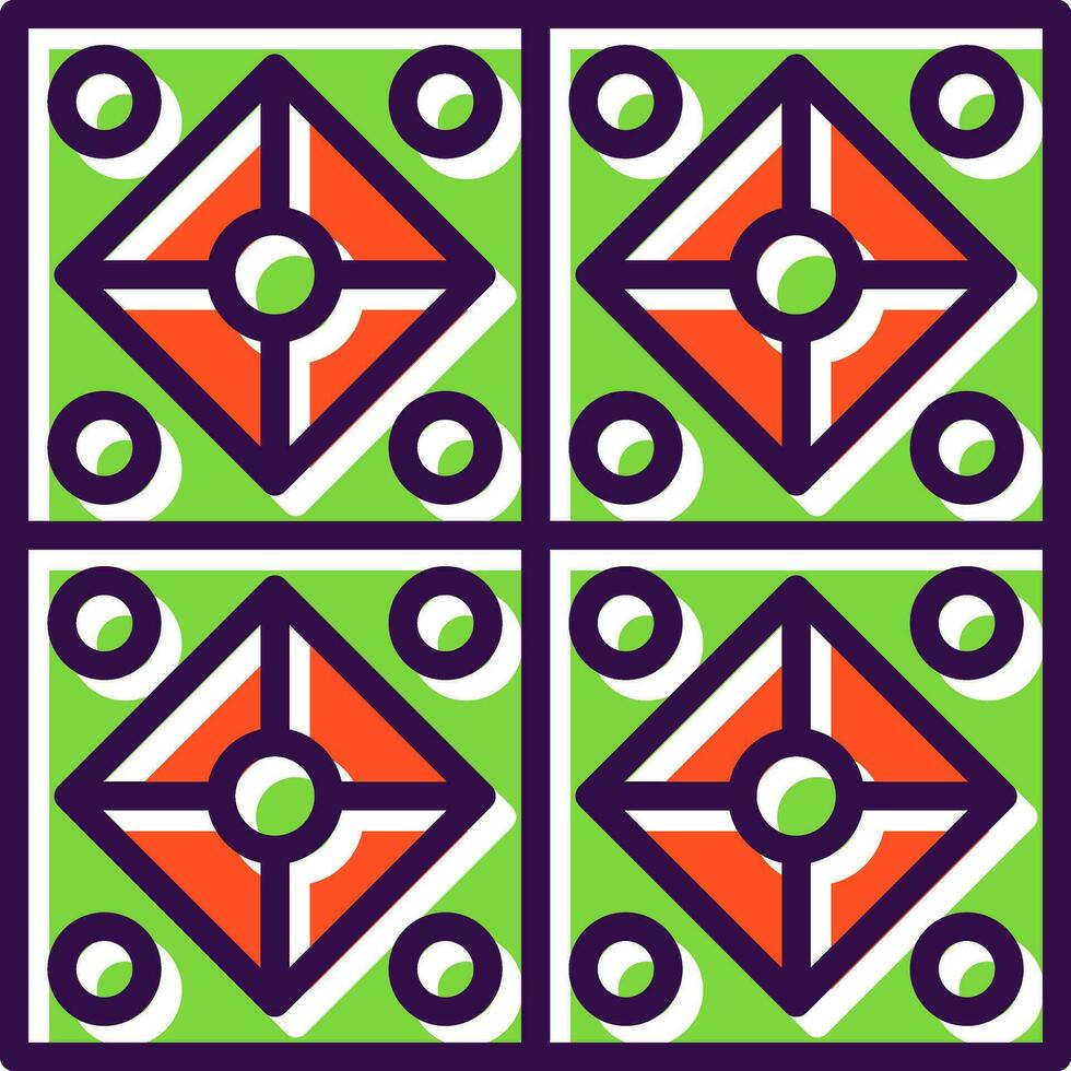 diseño de icono de vector de azulejos