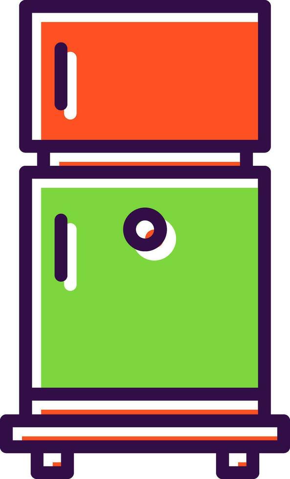 Fridge Vector Icon Design