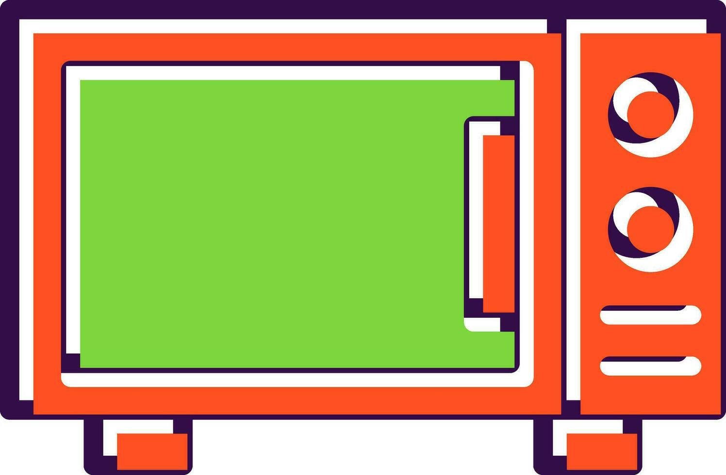 Microvave Vector Icon Design