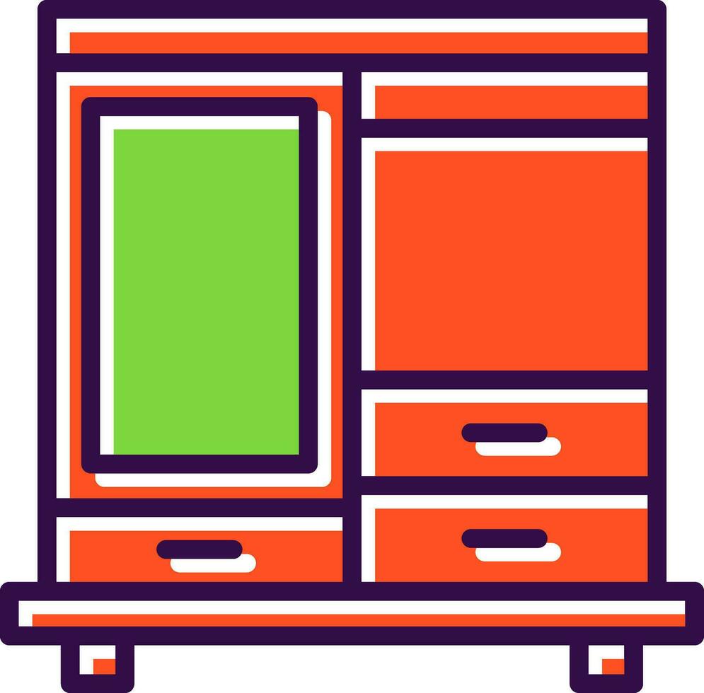 Wardrobe Vector Icon Design